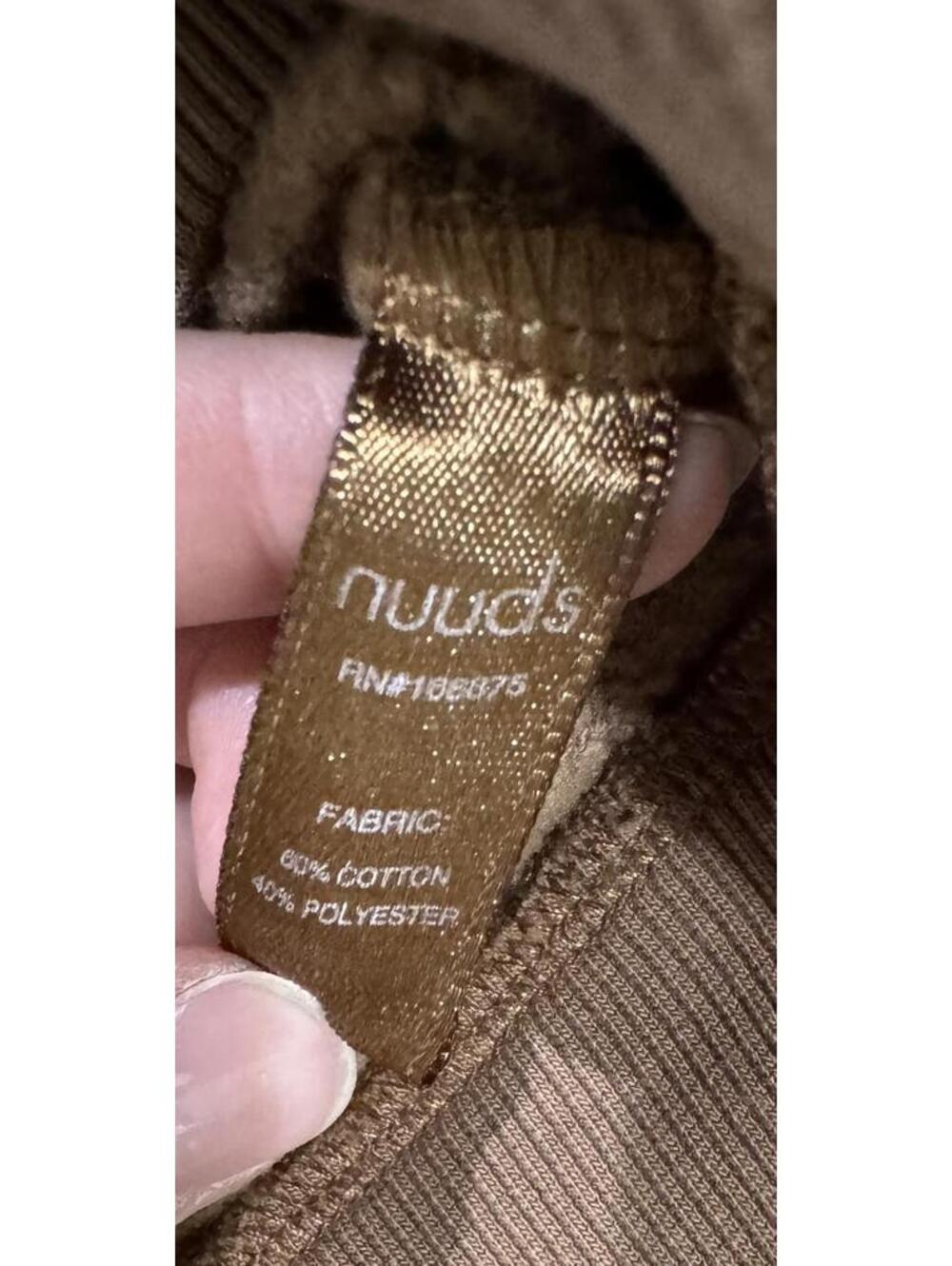 NUUDS Nashville Pop-Up Chocolate Brown Embroidered Crewneck Sweatshirt Large - Picture 5 of 7